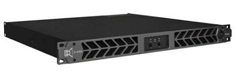 D-3002 Series Professional Power Amplifier One Space 3000 Watts x2 at 8 BLK