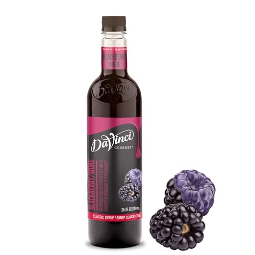 DaVinci Gourmet Classic Blackberry Syrup, 25.4 Fluid Ounces Pack of 1