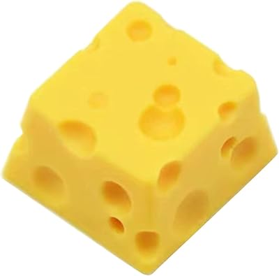 Lily Brown Chesse Cake Keycap for Mechanical Keyboard Handmade Resin Keycaps Cartoon Cute Personality for Key Cap Resin Keycaps for Keyboard Mold Cherry Mx Switch Cartoon, Yellow