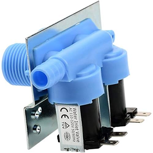 285805 Water Inlet Valve with Mounting Bracket for Clothes Washer by Seentech - Works Exact Fit for Whirlpool, Kenmore Replaces AP3094541, 285805 VP, 292197, 3349451, 3354565, 3360387, 3360388
