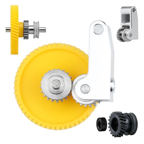 Tz3.0 Upgrade p1s Hardened Steel Extruder Gear Accessories Kit,with Aluminum Handle Assembly Drive Gear Extruder,for Bambu Labs X1 Carbon P1PP1S 3D Printer
