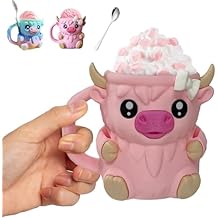 Highland Cow Ice Pint Holder-Container Leak Proof Popsicle,16 OZ Ice Cream Cups,Ice Pint Holder Compatible with Ben & Jerrys Ice Cream,Gift for Cream Lovers (Pink)