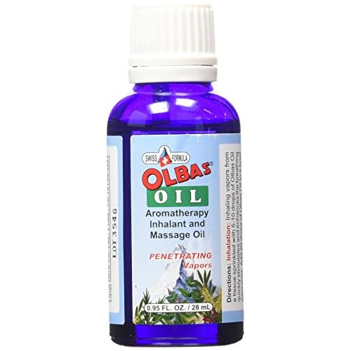 Olbas Oil Aromatherapy Inhalant and Aromatic Massage Oil, 0.95 Fl Oz