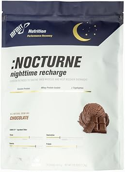 Infinit Nutrition :Nocturne-Muscle Repair and Rebuild Overnight with Protein Blend and BCAAs