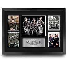 HWC Trading Ghostbusters 16 x 12 inch (A3) Printed Gifts Signed Autograph Presentation Display Montage for Movie Memorabilia Fans - 16" x 12" Framed