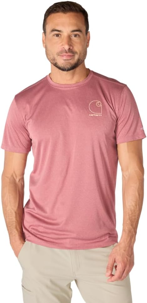 Carhartt Men's Force Sun Defender Lightweight Short-Sleeve Logo Graphic T-Shirt