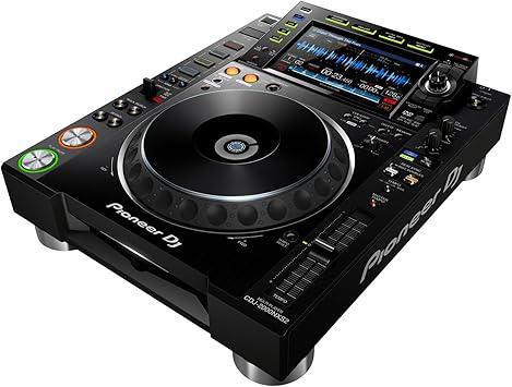 Pioneer DJ CDJ-2000NXS2 - DJ CD Player/Media Player with 7" Multicolor Touchscreen, 4 Hot Cue Buttons, Platter Controls, Extensive Media Format Support, and Complete rekordbox Integration - Black