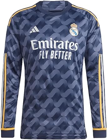adidas Mens adidas Real Madrid 23/24 Long Sleeve Away Jersey