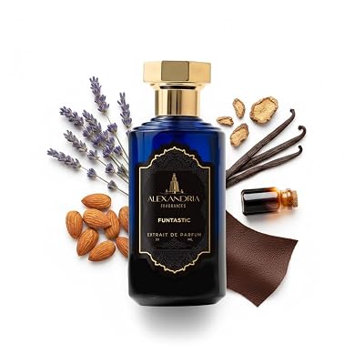 Alexandria Fragrances Funtastic Perfume - Premium Unisex Eau de Parfum with Lavender, Bitter Almond & Vanilla - Fragrance with Leather Accord & Orris Root Mens Cologne for Every Occasion - 30ml