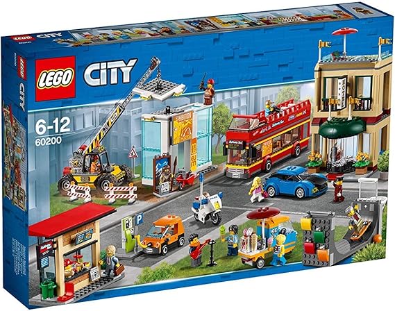 LEGO 60200 City Downtown Capital Construction Set, City Building Toys for Kids