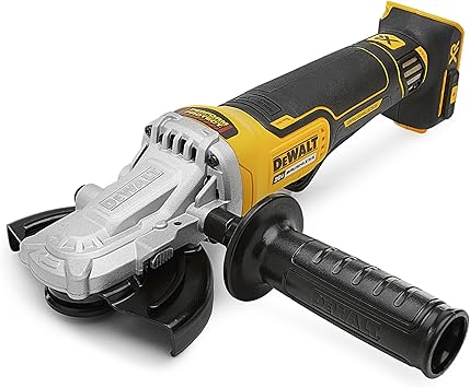 DEWALT 20V MAX* XR Angle Grinder with Brake, 5-Inch, Flathead Paddle Switch, Tool Only DCG413FB